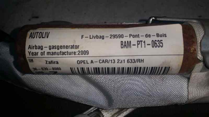 Airbag Cortina Delantero Derecho para Opel Zafira B