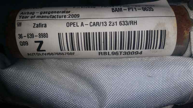 Airbag Cortina Delantero Derecho para Opel Zafira B