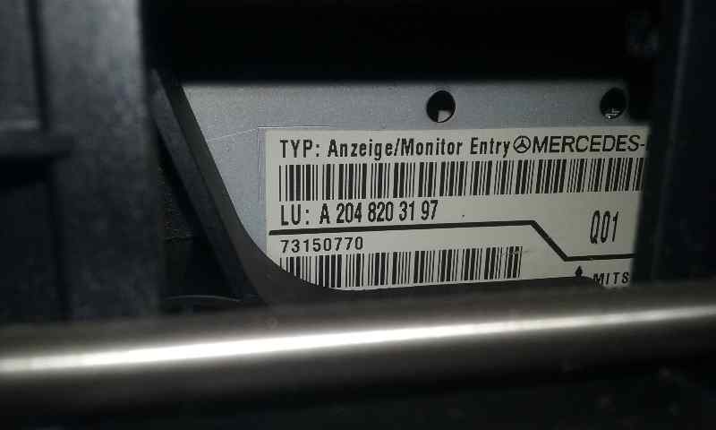 Pantalla Multifuncion para Mercedes-Benz Clase C (W204) Berlina