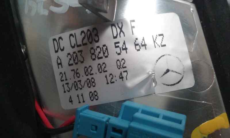Piloto Trasero Derecho para Mercedes-Benz Clase Clc (Cl203) Clc