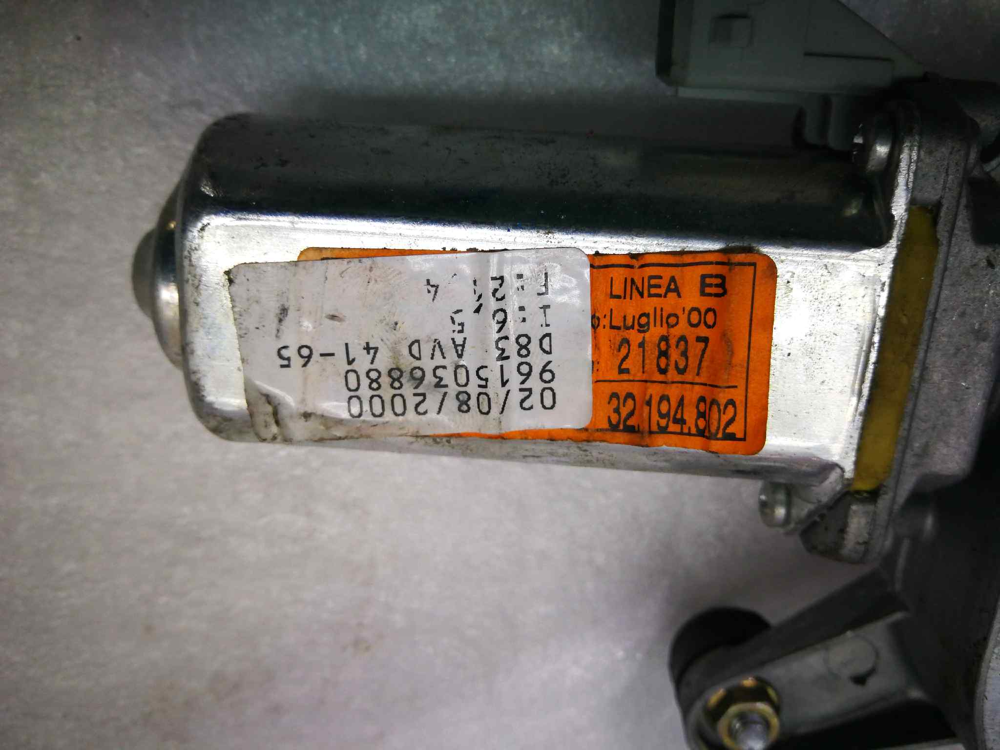 Elevalunas Delantero Derecho para Peugeot 406 Berlina (S1/S2)