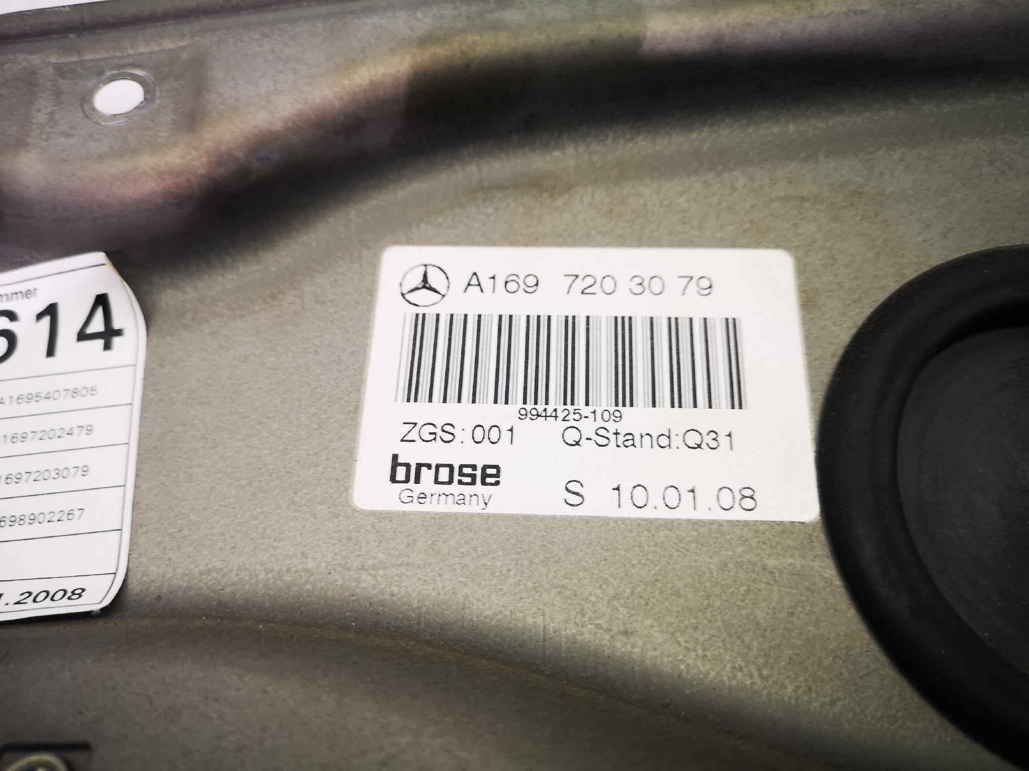 Elevalunas Delantero Derecho para Mercedes-Benz Clase A (W169)