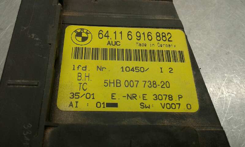 Mando Climatizador para Bmw Serie 3 Coupe (E46)