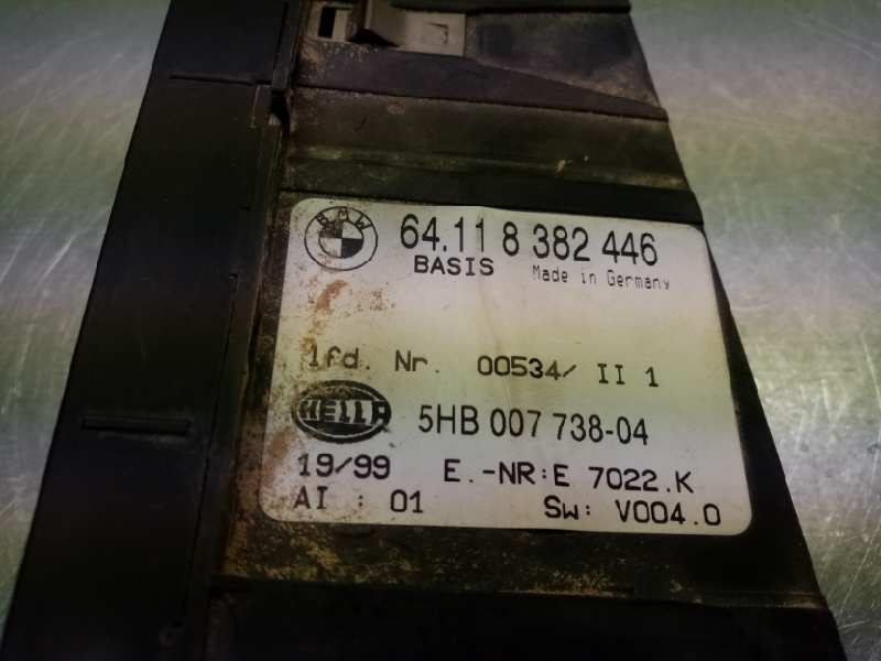 Mando Climatizador para Bmw Serie 3 Berlina (E46)