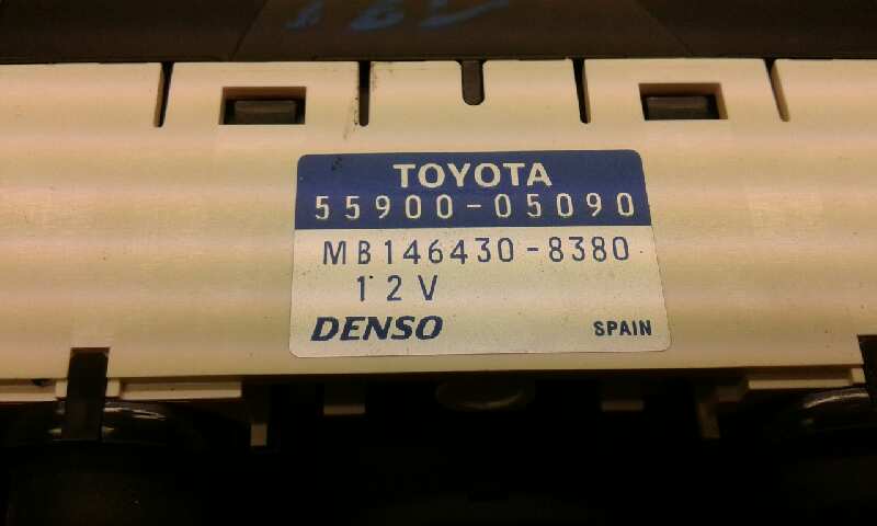 Mando Climatizador para Toyota Avensis Berlina (T 22)