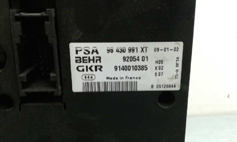 Mando Climatizador para Peugeot 307 (S1)