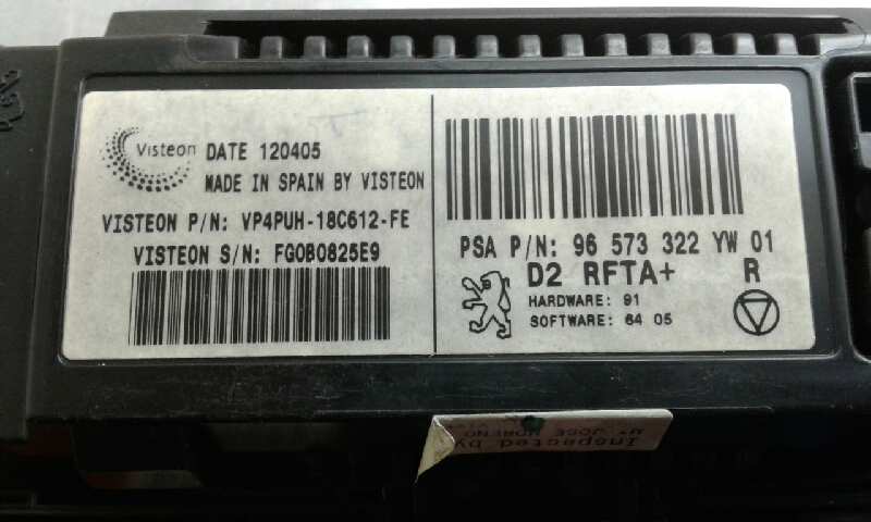 Mando Climatizador para Peugeot 407