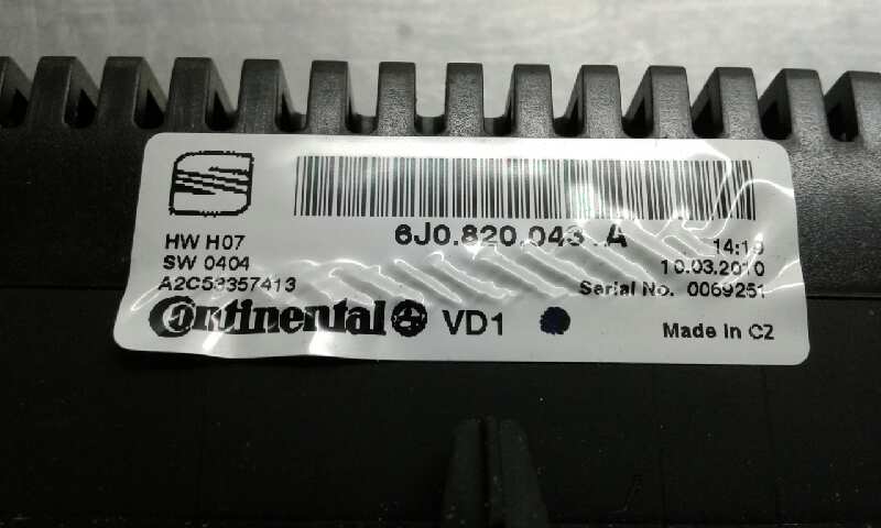 Mando Climatizador para Seat Ibiza (6J5)