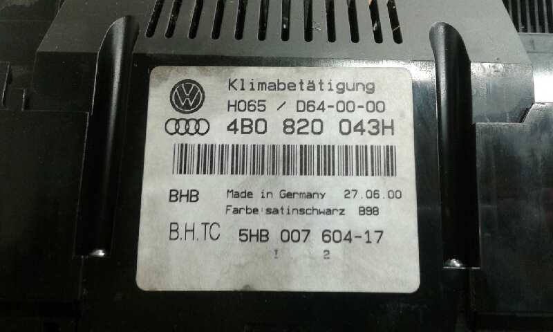 Mando Climatizador para Audi A6 Berlina (4B2)