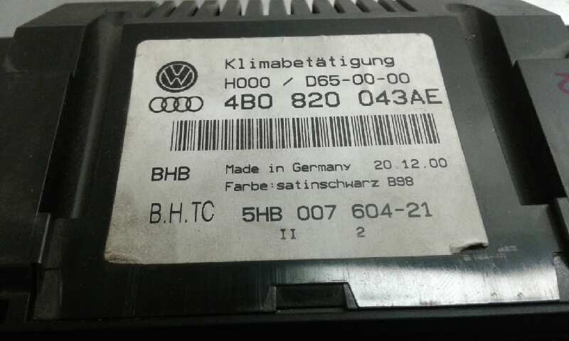 Mando Climatizador para Audi A6 Berlina (4B2)