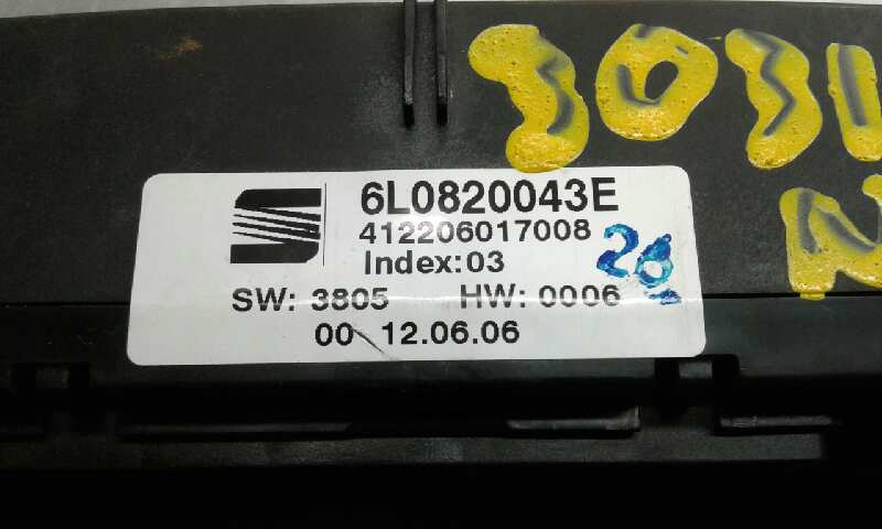 Mando Climatizador para Seat Ibiza (6L1)