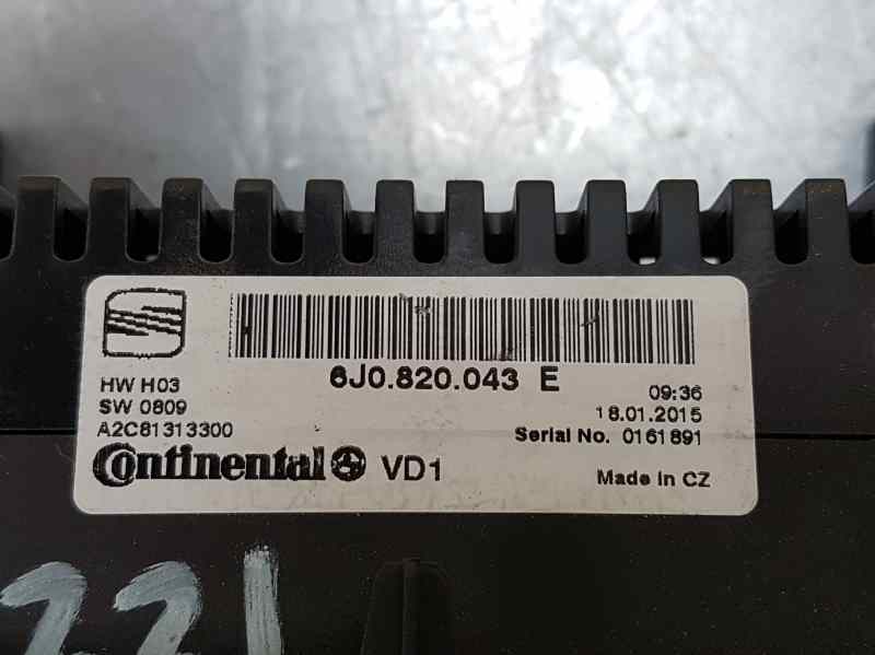 Mando Climatizador para Seat Ibiza (6J5)
