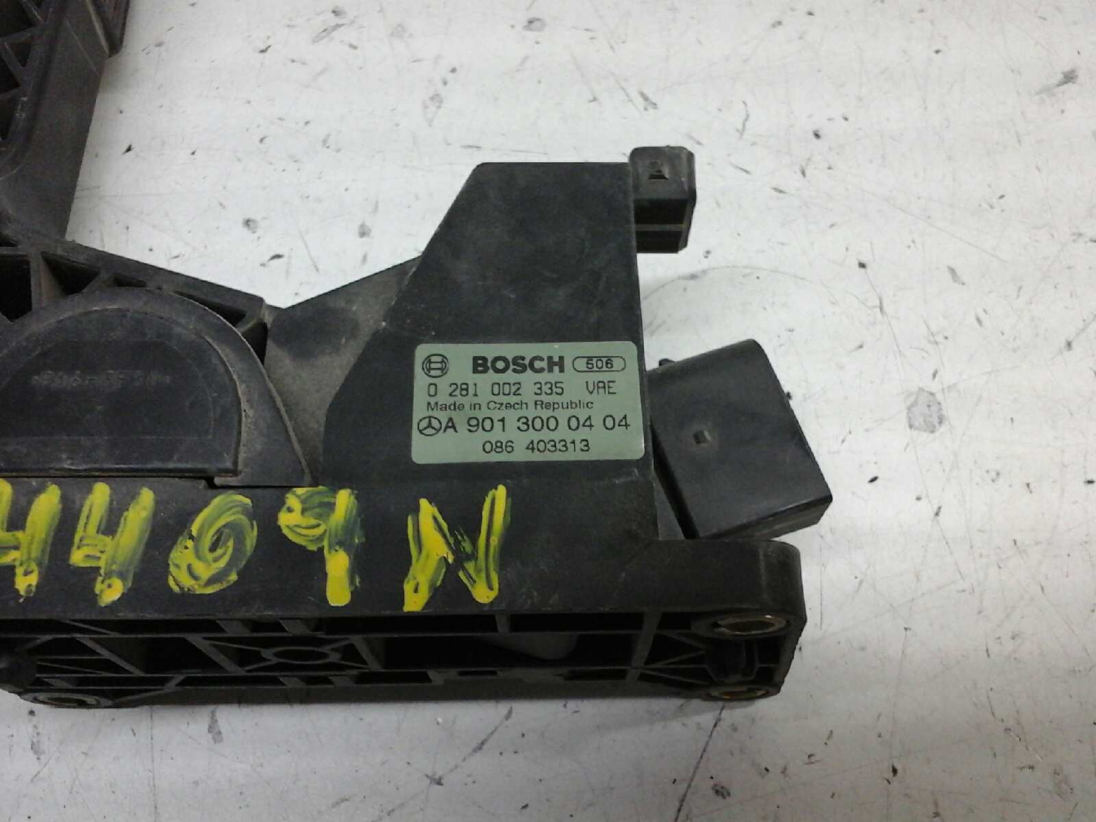 Potenciometro Pedal para Mercedes-Benz Sprinter 02.00 -> Caja Abierta