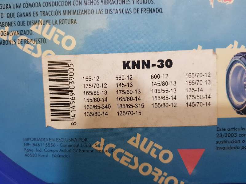 Cadenas para Universal Accesorio