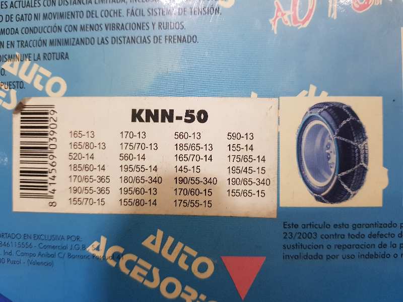Cadenas para Universal Accesorio
