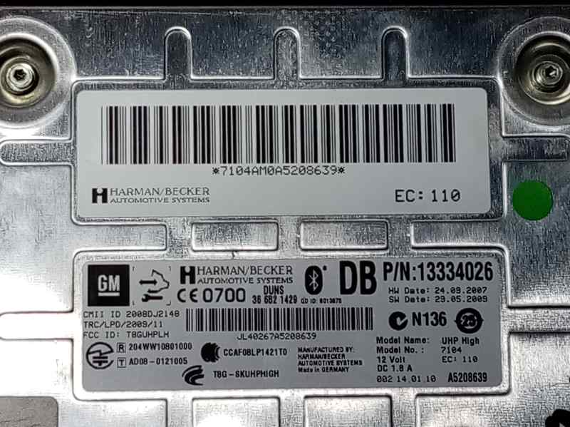 Modulo Bluetooth para Opel Astra J Lim.