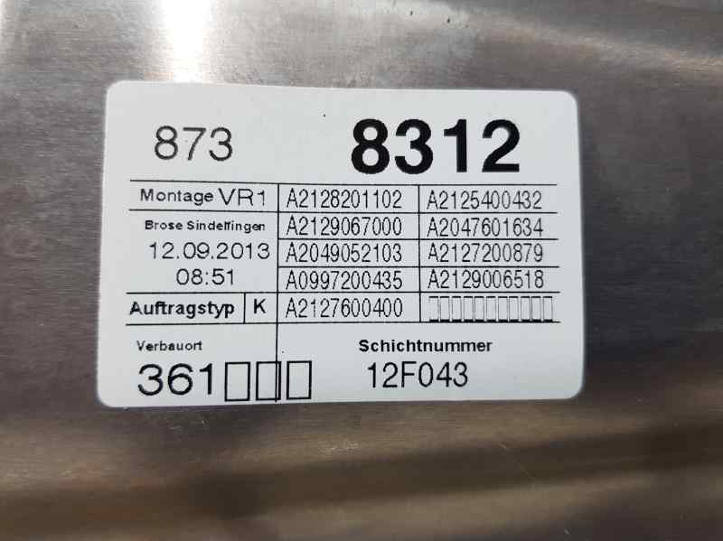 Elevalunas Delantero Derecho para Mercedes-Benz Clase E (W212) Lim.