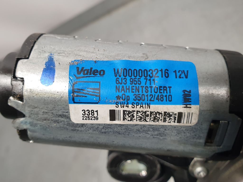Motor Limpia Trasero para Seat Ibiza St (6J8)