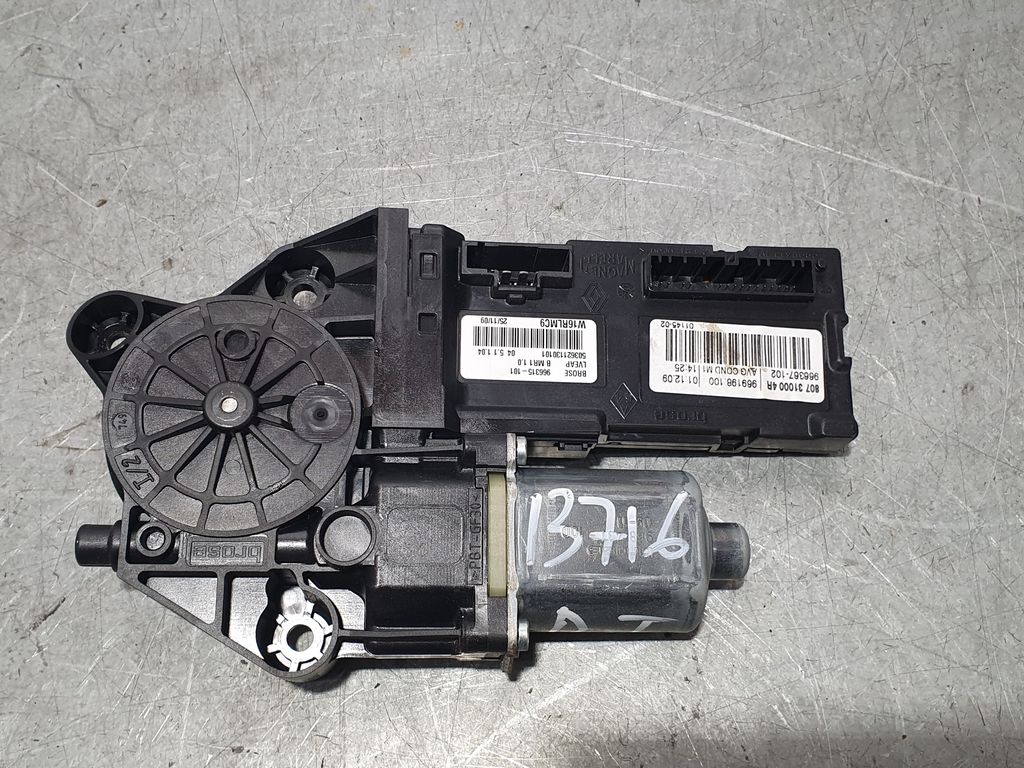 Motor Elevalunas Delantero Izquierdo para Renault Megane Iii Berlina 5 P