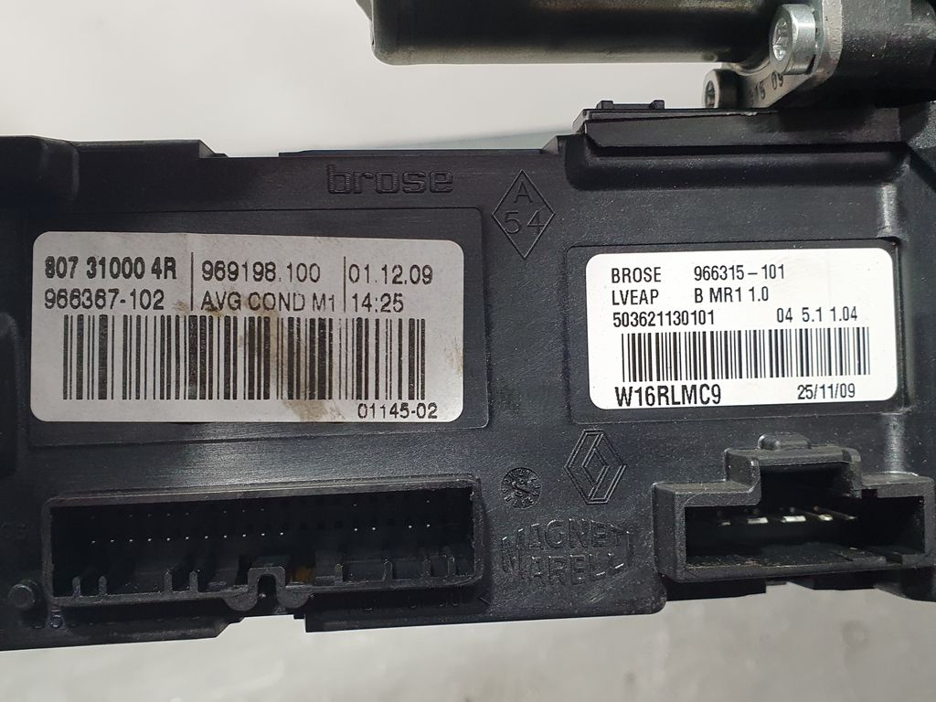 Motor Elevalunas Delantero Izquierdo para Renault Megane Iii Berlina 5 P