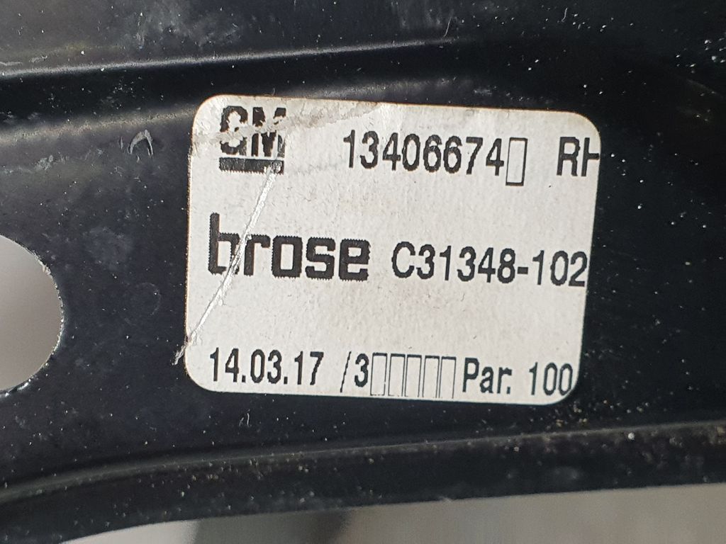 Elevalunas Delantero Derecho para Opel Astra K Lim. 5Türig