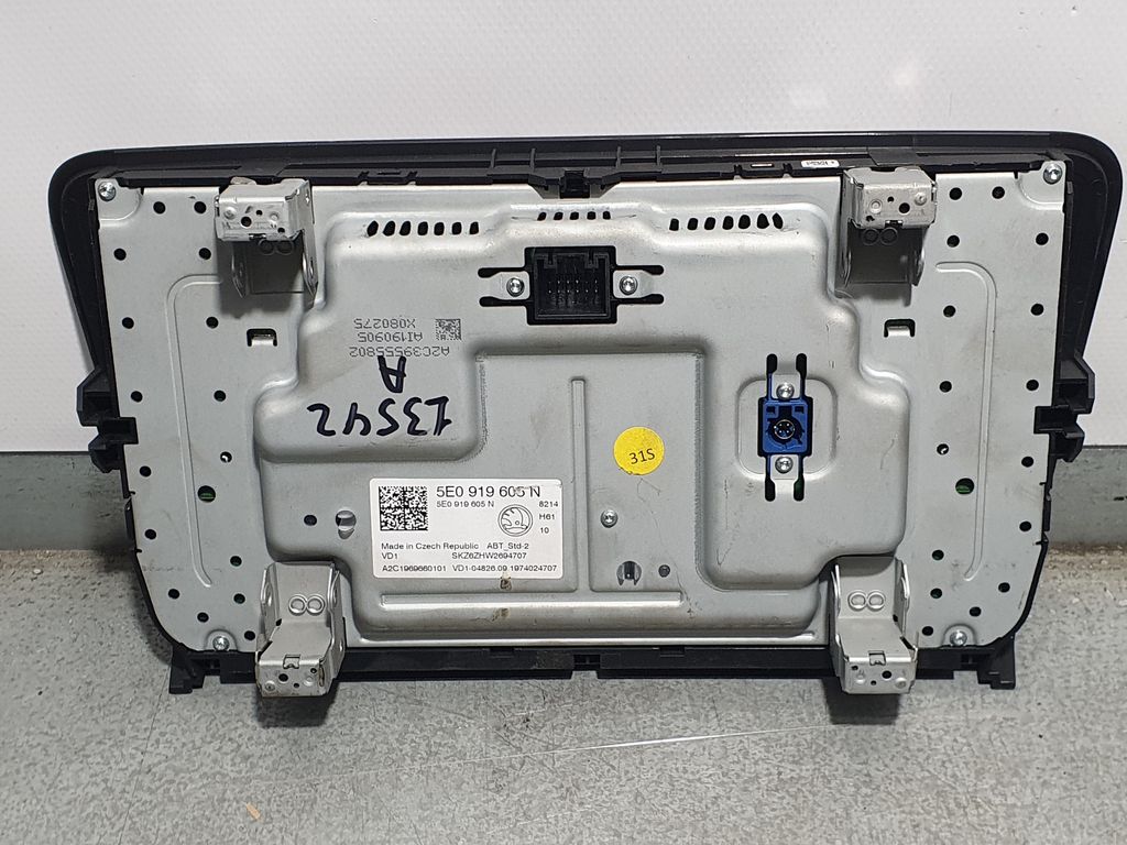 Sistema Navegacion Gps para Skoda Octavia Lim. (5E3)
