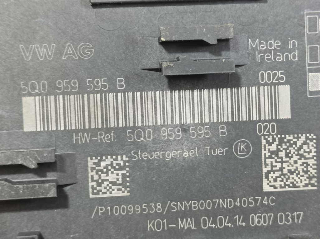 Modulo Electronico para Audi A3 Sportback (8Va)