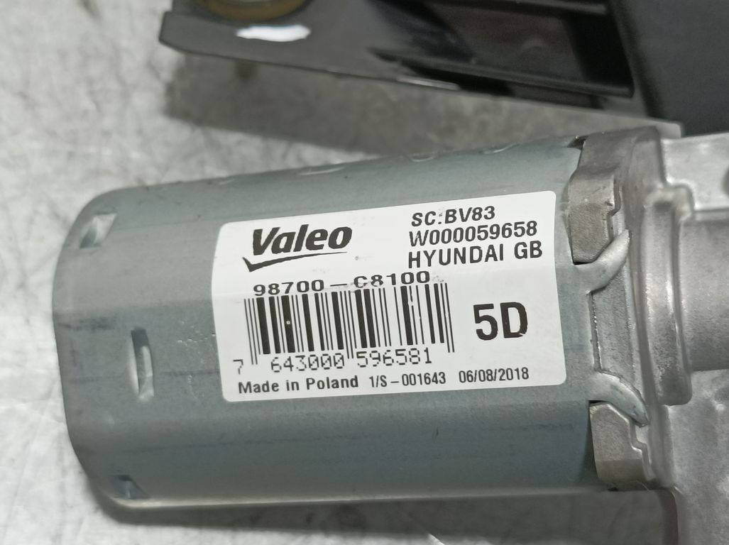 Motor Limpia Trasero para Hyundai I20 Active