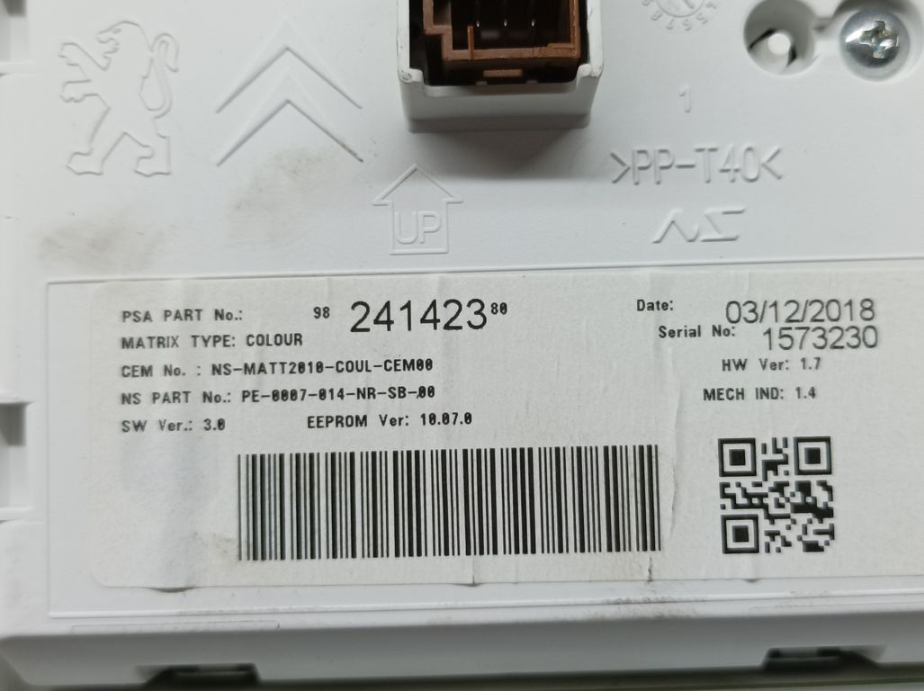Cuadro Instrumentos para Peugeot 2008 (--.2013->)