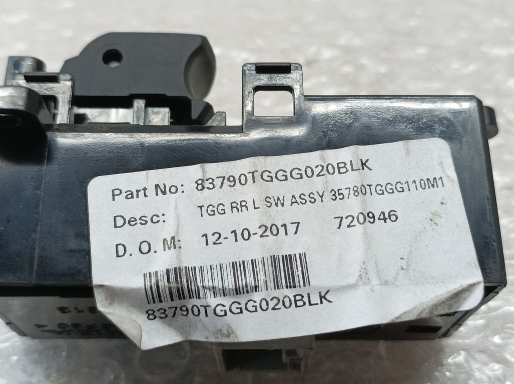 Mando Elevalunas Trasero Izquierdo para Honda Civic Lim.5 (Fk)