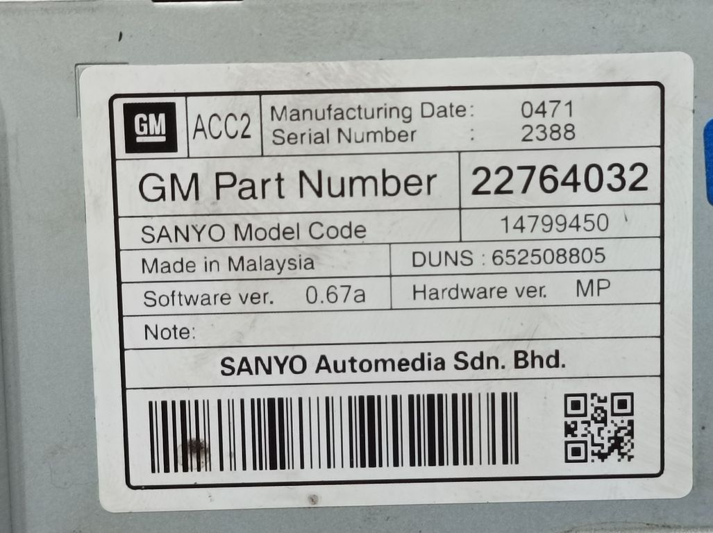 Sistema Navegacion Gps para Opel Insignia Berlina