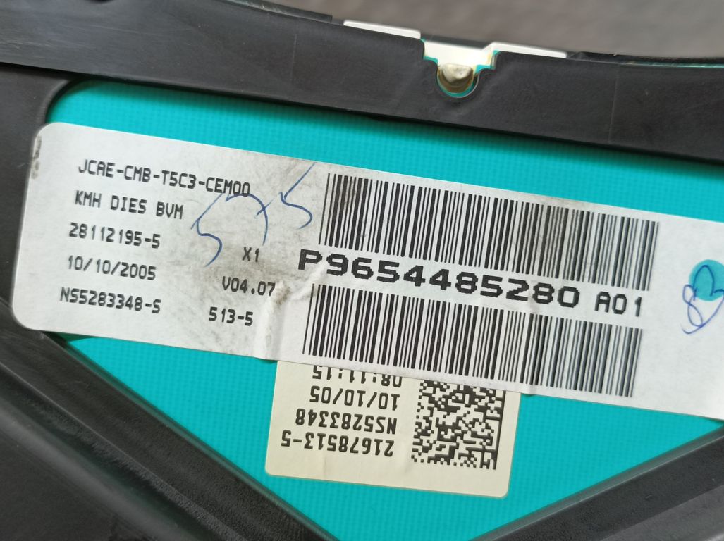Cuadro Instrumentos para Peugeot 307 Berlina (S2)