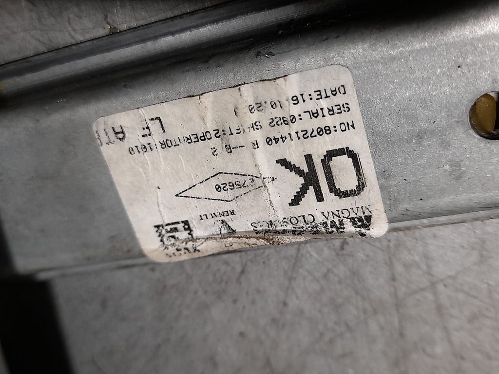 Elevalunas Delantero Izquierdo para Dacia Sandero