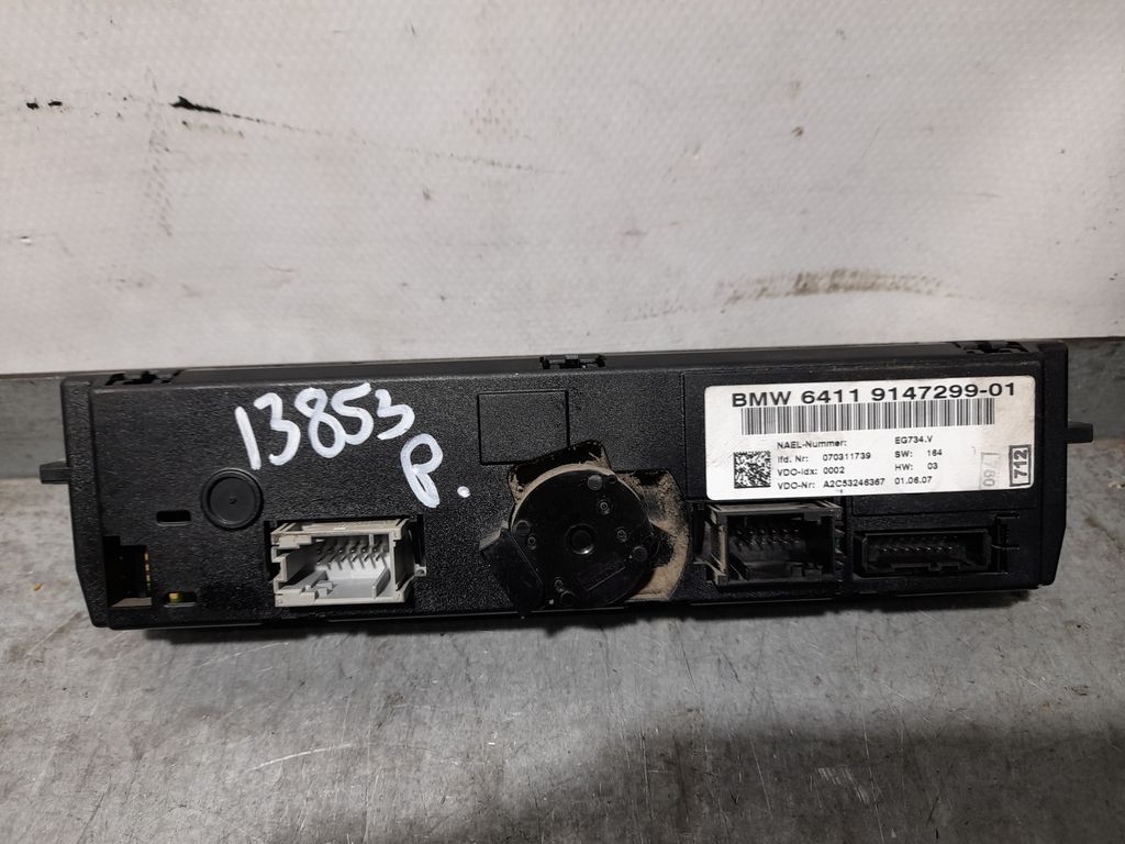 Mando Climatizador para Bmw Serie 1 Berlina (E81/E87)