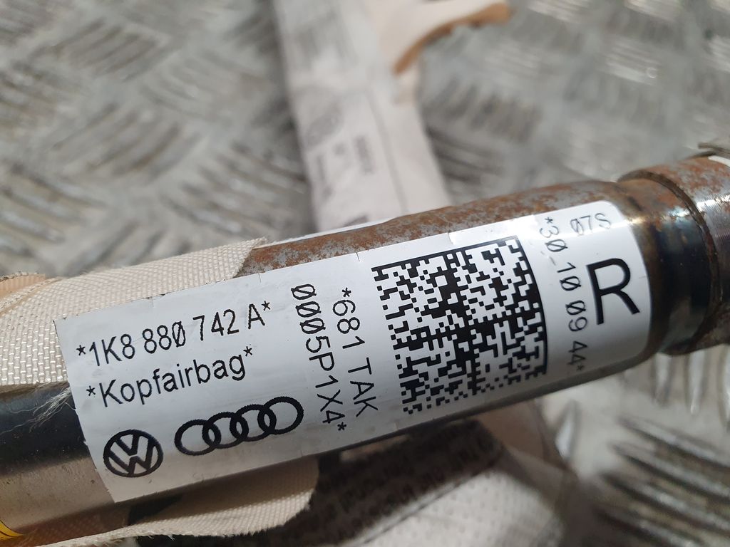 Airbag Cortina Delantero Derecho para Volkswagen Scirocco (137)