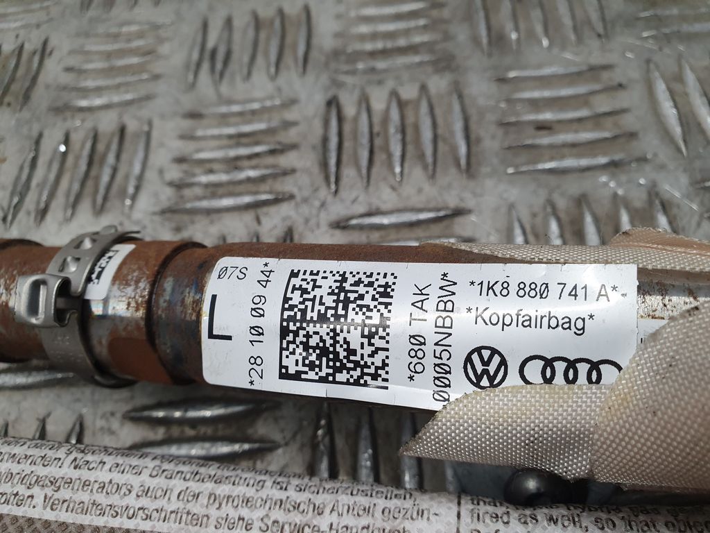 Airbag Cortina Delantero Izquierdo para Volkswagen Scirocco (137)