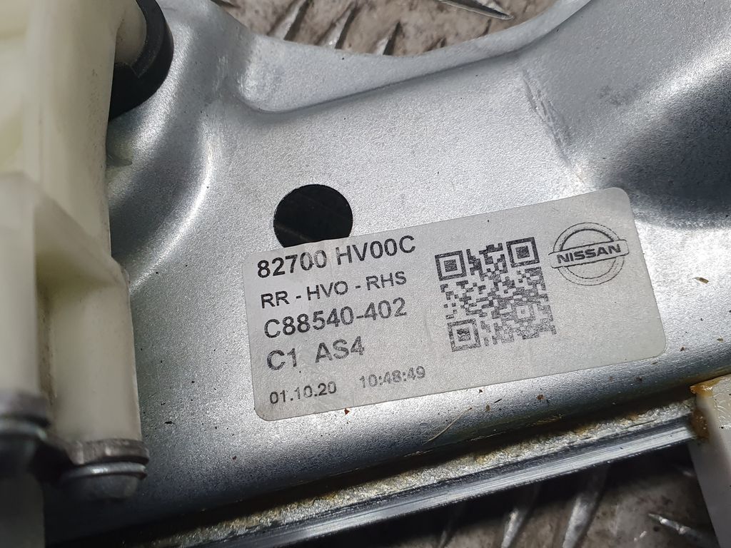 Elevalunas Trasero Derecho para Nissan Qashqai (J11)