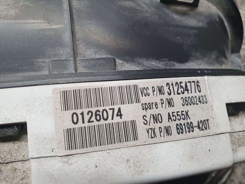 Cuadro Instrumentos para Volvo C30