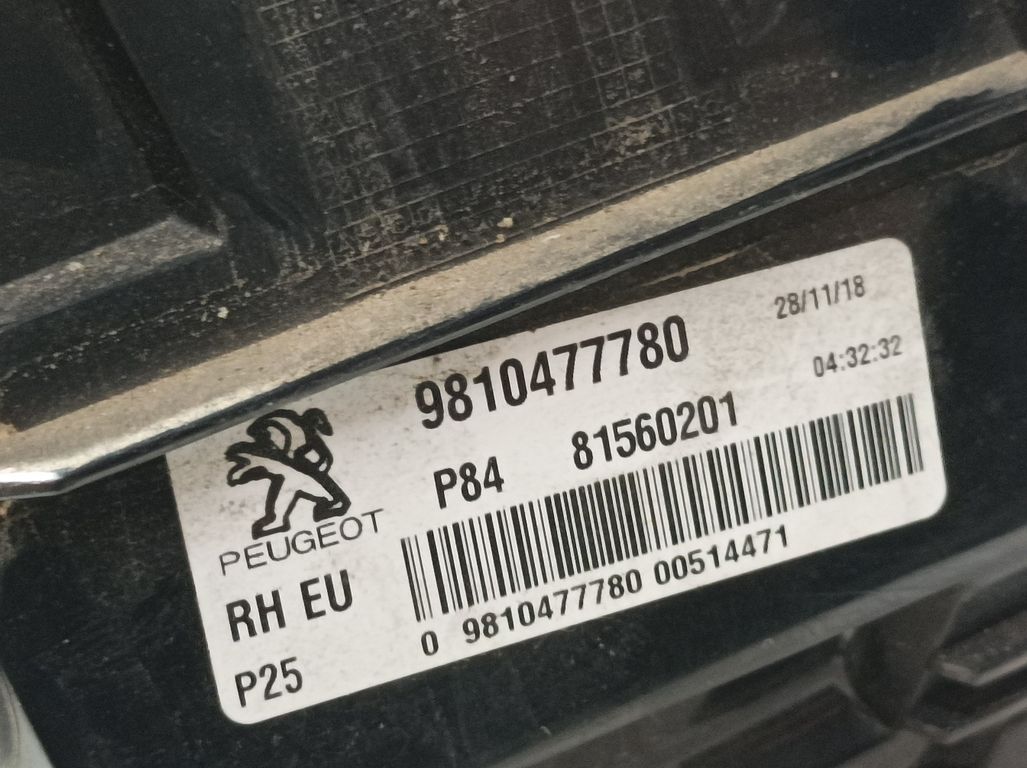 Piloto Trasero Derecho para Peugeot 3008