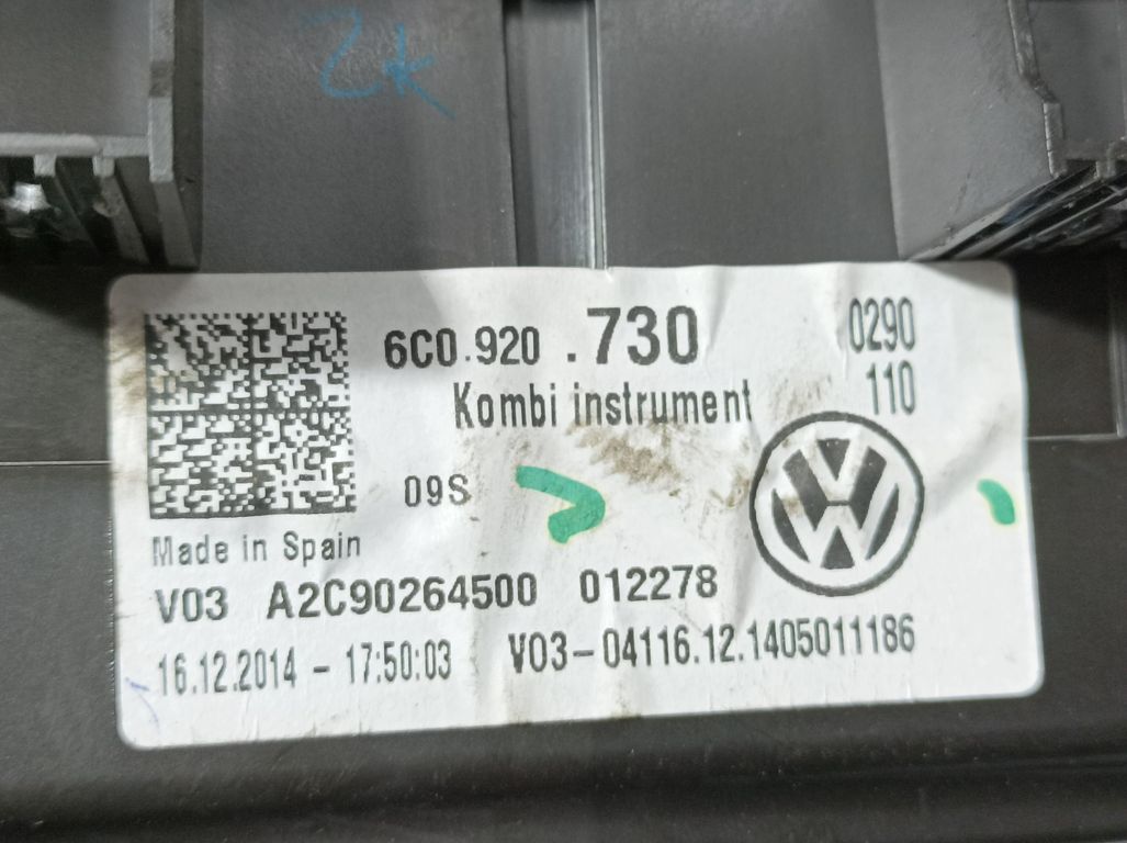 Cuadro Instrumentos para Volkswagen Polo (6C1)