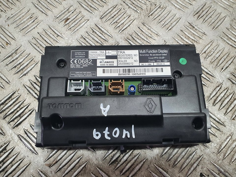 Sistema Navegacion Gps para Renault Zoe