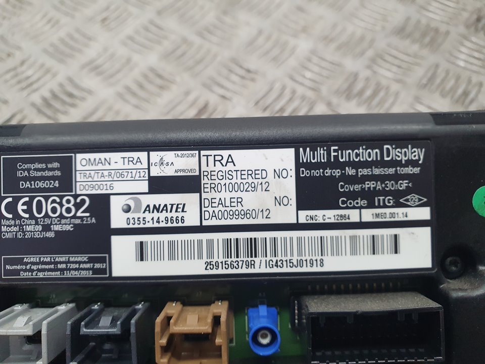 Sistema Navegacion Gps para Renault Zoe