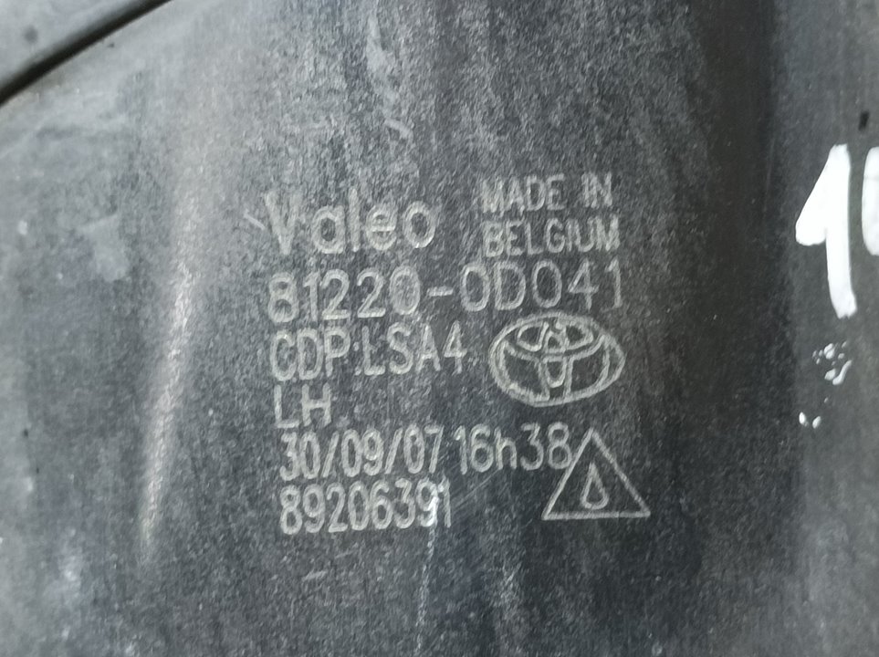 Faro Antiniebla Izquierdo para Toyota Auris