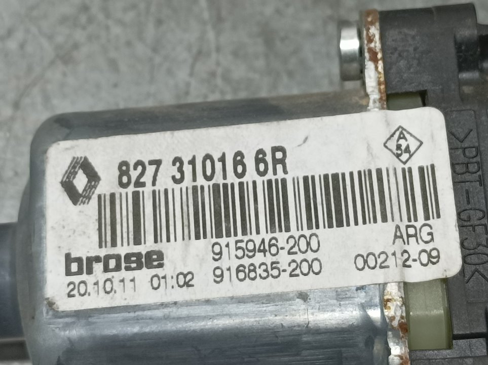 Motor Elevalunas Trasero Izquierdo para Renault Scenic Iii
