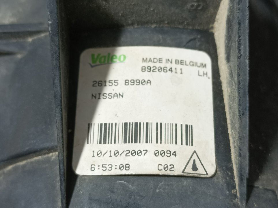 Faro Antiniebla Izquierdo para Nissan Qashqai (J10)