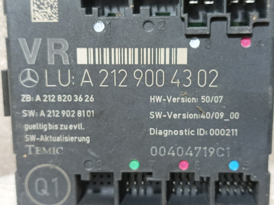 Modulo Electronico para Mercedes-Benz Clase E (W212) Familiar