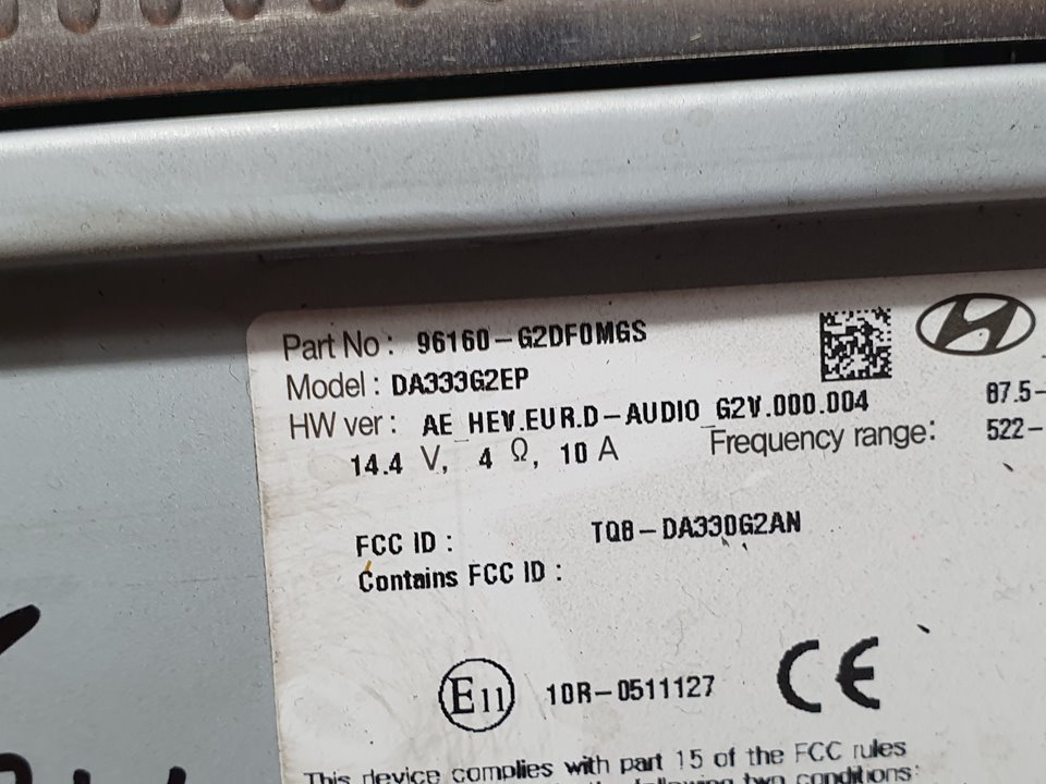 Sistema Navegacion Gps para Hyundai Ioniq
