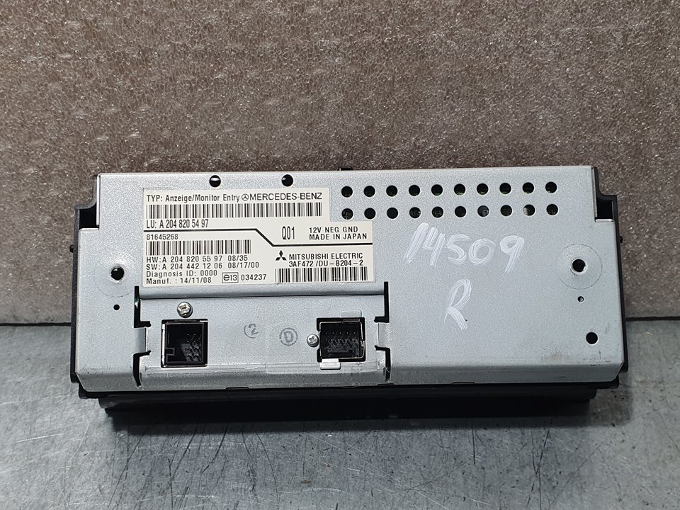 Pantalla Multifuncion para Mercedes-Benz Clase C (W204) Familiar