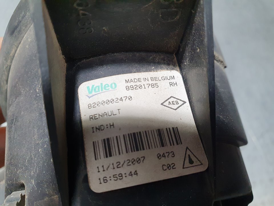 Faro Antiniebla Derecho para Renault Laguna Ii (Bg0)