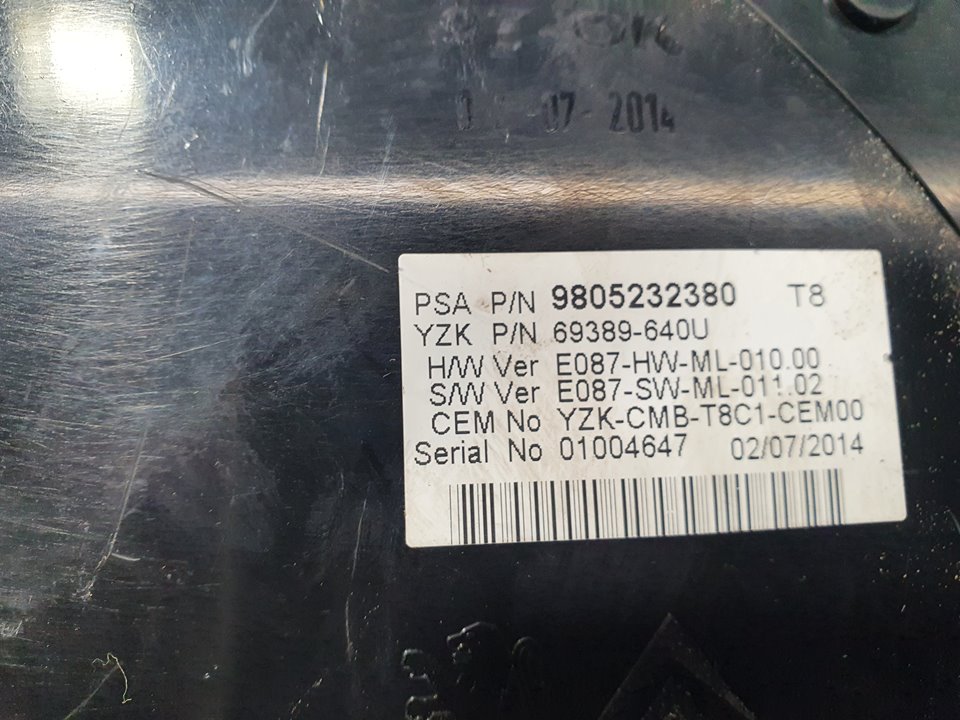 Cuadro Instrumentos para Peugeot 3008
